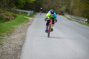 Beskidzki Klasyk 2017 - Adrian Flur na zjeździe