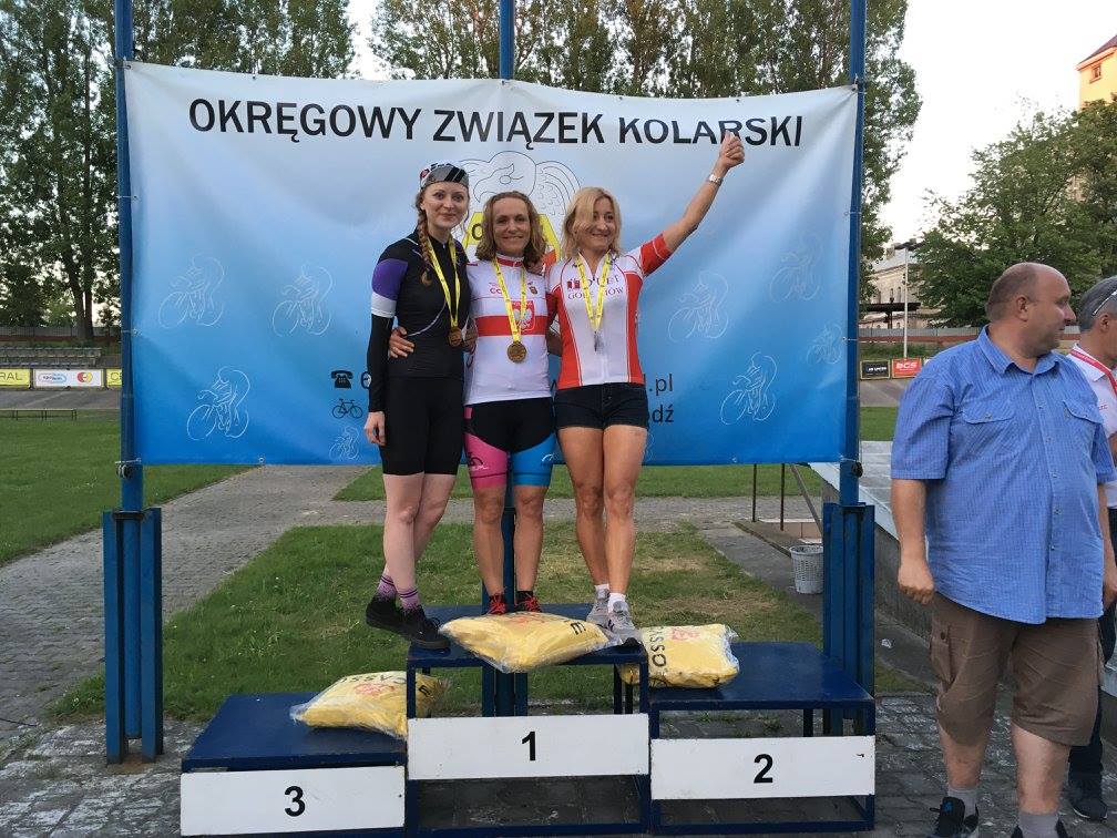 Mistrzostwa Polski Masters i Cyklosport - Mistrzyni Polski na podium