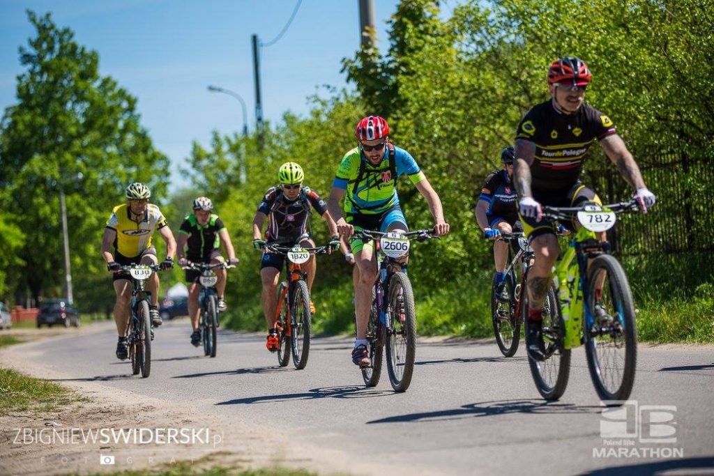 Karol Zduniak na trasie Poland Bike Góra Kalwaria