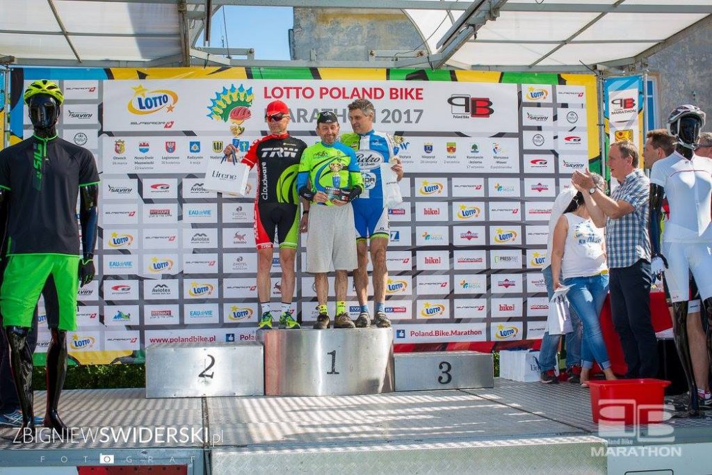 Krzysiek Mrożewski na podium - Poland Bike Góra Kalwaria